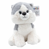 Maskotka Piesek Oli Szaro-biały 23 cm (5098a)