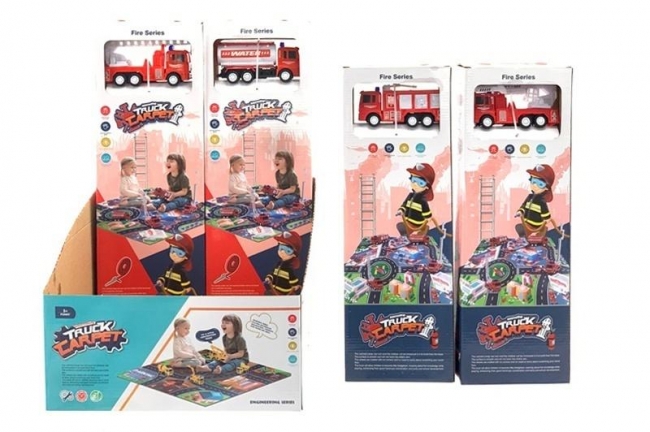 Straż pożarna z matą mix