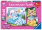 Ravensburger, Puzzle 3x49: Zwierzaki Księżniczek Disney'a (09346)