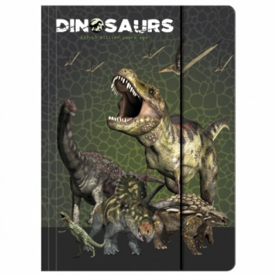 Teczka z gumką A4 Dinozaur (DRF-48465)
