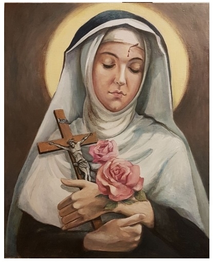 Św. Rita (magnes na lodówkę)