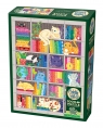 Puzzle 1000 Koty i książki 112201 12+