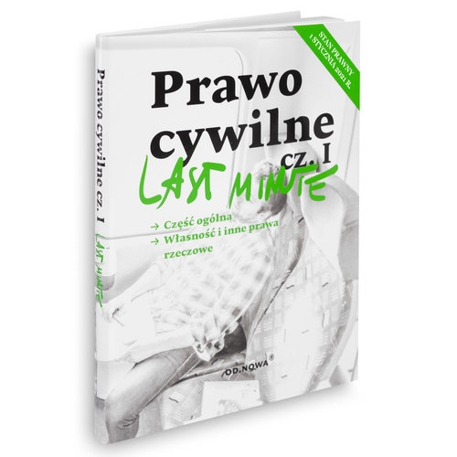 Last Minute Prawo Cywilne Część I 2021