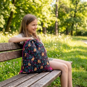 Astrabag, Worek na obuwie - Flower Capy, AD1