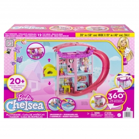 Barbie Chelsea. Domek zabaw, zestaw (HCK77)