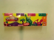 HASBRO PlayDoh 4 Tuby, Bold Colors (22114EU40/A9215)