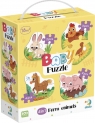  Baby puzzle - Zwierzęta z gospodarstwa, 4w1 (300686)Wiek: 18m+