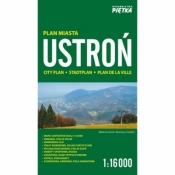 Plan miasta Ustroń