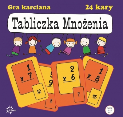 Tabliczka mnożenia - 24 karty