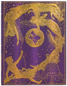 Kalendarz książkowy ultra 2022 12M Violet Fairy