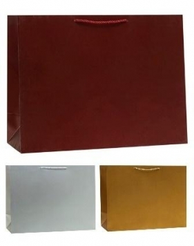 Torebka ozdobna 41x49x10cm szerokie dno mix