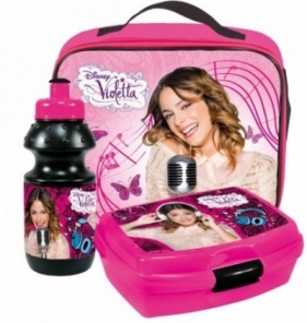 Zestaw śniadaniówka + bidon w torebce Violetta 13 - VIOLETTA