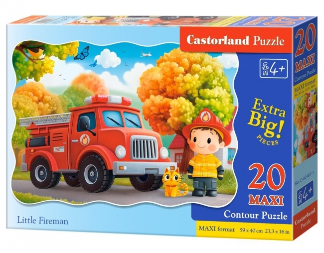 <img src='https://webimage.pl/pics/467/2/d5904438002467.jpg' style='height:440px' /> Puzzle 20 Little Fireman CASTOR