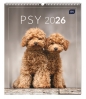 Kalendarz ścienny planszowy 2026 - Psy