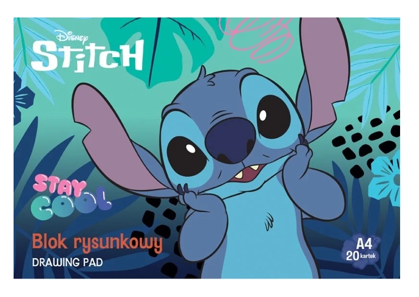 Blok rysunkowy Stitch A4/20k 80 g/m2