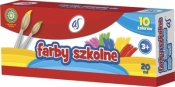 Farby szkolne 10 kolorów 20 ml ASTRA