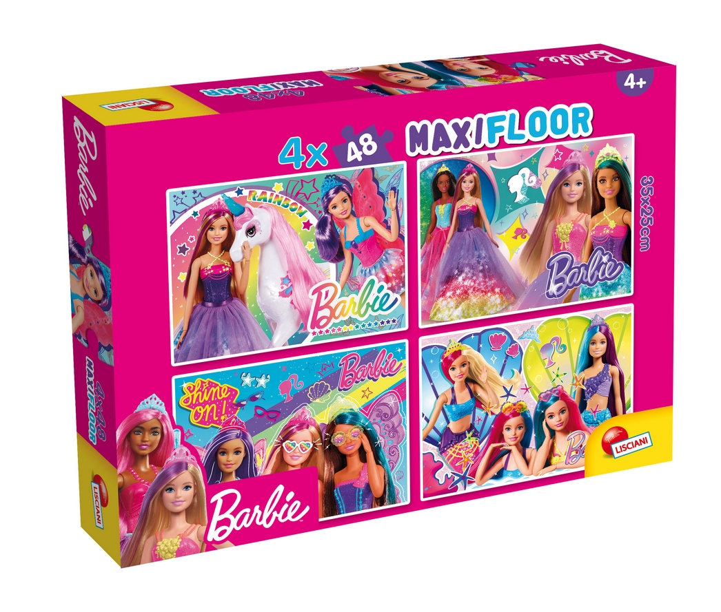 Puzzle 4x48: Maxifloor - Barbie