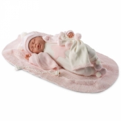 Lalka Bobas Mimi na różowym kocyku 42 cm (74046)