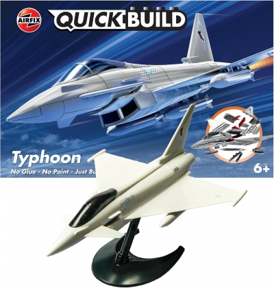 <img src='https://webimage.pl/pics/468/1/d5055286621468.jpg' style='height:440px' /> Klocki konstrukcyjne Airfix QUICKBUILD Eurofighter Typhoon