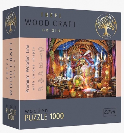 Trefl, Puzzle drewniane 1000: Czarodziejska komnata (20146)
