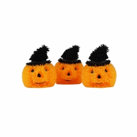 Gniotek Halloweenowy: Świecąca dynia w czapce, 1 szt.