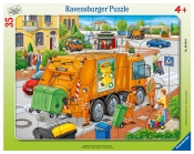 Ravensburger, Puzzle ramkowe 35: Śmieciarka (6346)