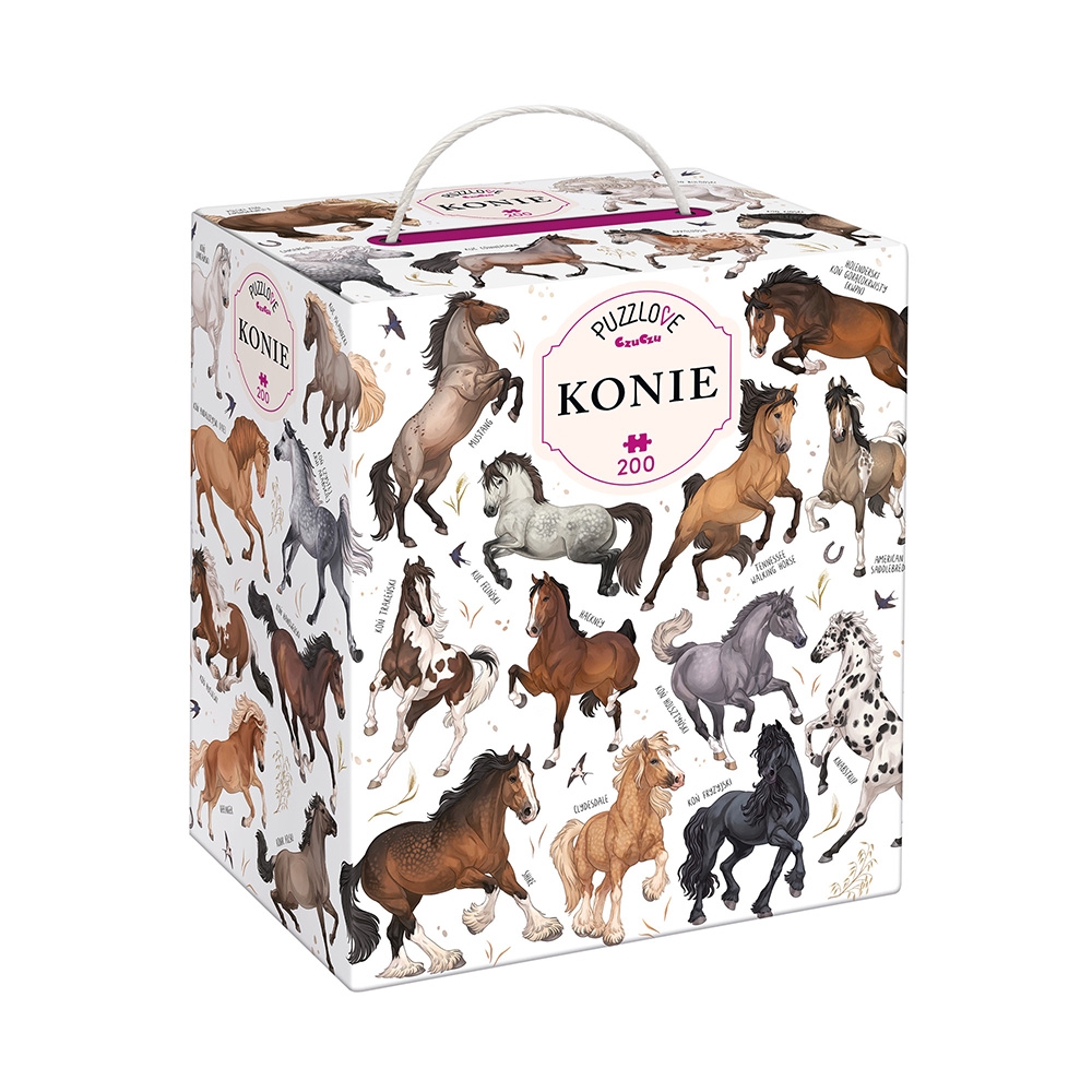 <img src='https://webimage.pl/pics/468/5/d5902983495468_7.jpg' style='height:440px' /> Puzzlove CzuCzu: Konie 200 el.