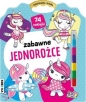 Kolorowanka z kredką, Zabawne jednorożce - Opracowanie zbiorowe