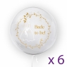 Tuban, balon ślubny 45 cm - Bride to be 2 (6 sztuk) (TU 3746)