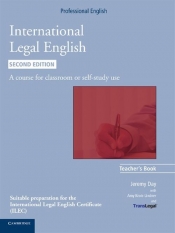 International Legal English Teacher's Book - Jeremy Day