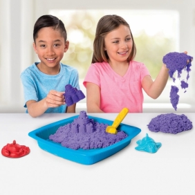 Kinetic Sand: Piasek kinetyczny - Zamek. Zestaw z piaskownicą 454g (71402)