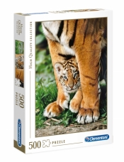 Clementoni, Puzzle High Quality Collection 500: Bengal Tiger Cub (35046)