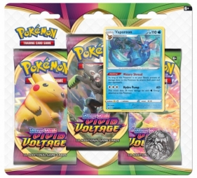 Karty Pokemon TCG Vivid Voltage 3Pack Blister Vaporeo (27532/27534 B)