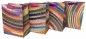 Torebka Lux 210gsm A4 (26X32X10) tęcza sznurek - ROZETTE