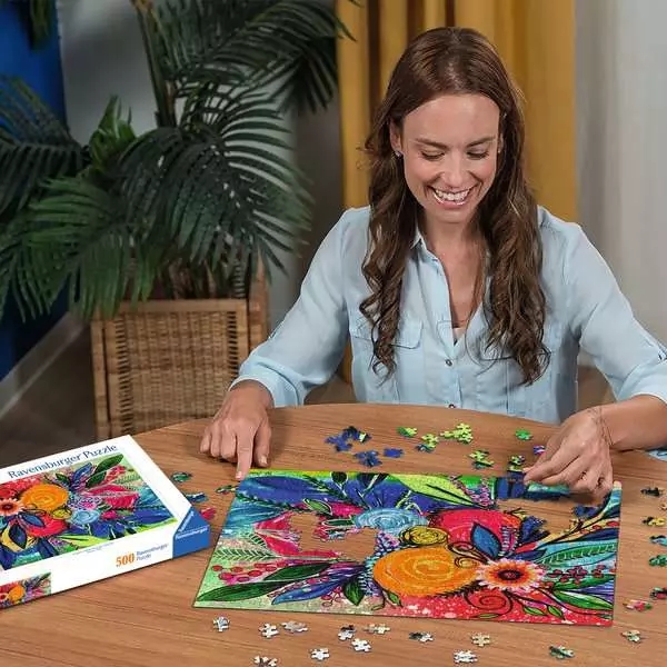 Ravensburger, Puzzle 500: Kolorowa eksplozja (12001846)
