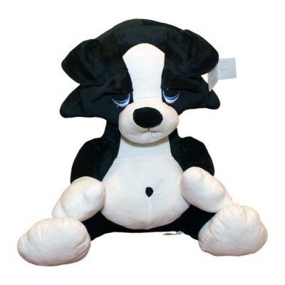 Pluszak Pies Bruno biało-czarny 45 cm (5034a)