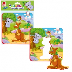 Piankowe puzzle magnetyczne - Zwierzęta z Australii (RK5010-09)
