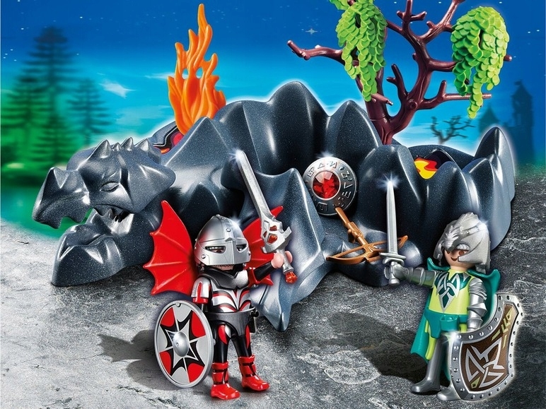 Playmobil Knights: Smocza skała (4147)