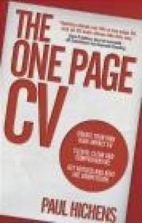 The One Page CV Paul Hichens