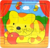 BRIMAREX Drewniane Puzzle Małe Zwierzęta mix (1562470)