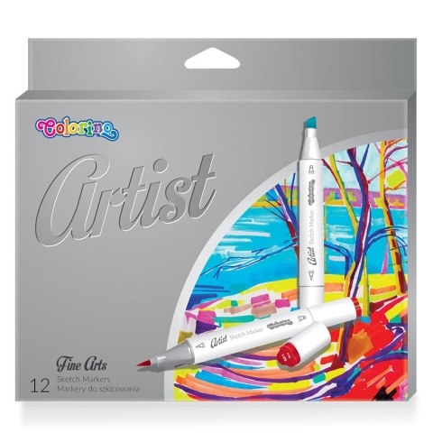 Markery do szkicowania Colorino Artist, 12 kolorów 