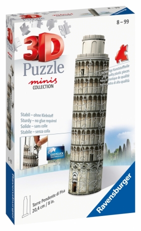 Ravensburger, Puzzle 3D Mini budynki: Krzywa Wieża w Pizie (790262)