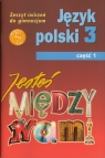 Jesteś między nami 3 Język polski Zeszyt ćwiczeń Część 1 Gimnazjum Nieckula Grażyna, Szypska Małgorzata