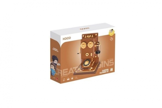 Klocki Telefon Retro 1882el