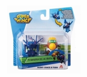 Super Wings 2-pak figurek transf. Agent Chase&Todd