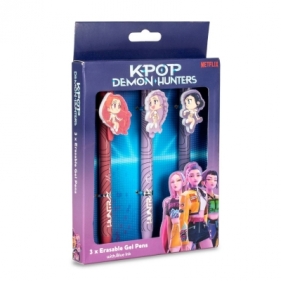 Długopisy żelowe wymazywalne K-POP Demon Hunters 3szt.SR2510672