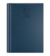 Kalendarz 2026 A5 dzienny print niebieski