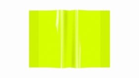 Okładka zeszytowa A4 PVC neon żółty (10szt)