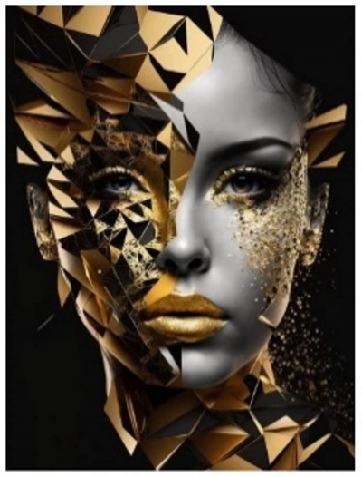 <img src='https://webimage.pl/pics/470/6/d5902444096470.jpg' style='height:440px' /> Diamentowa Mozaika Kobieta w złocie NO-1009647