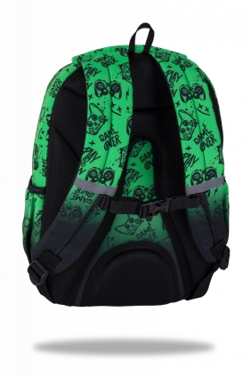 Coolpack, Plecak szkolny Prime Pro - Game Over Gradient Green (F162969)